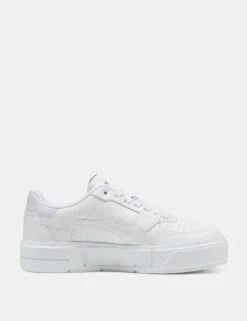 Puma Cali Court Leather Sneakers - White/Lilac Frost