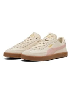 Puma Club II Era Sneakers - Alpine Snow/Rose Quartz/Gum -The Sports Edit Store puma club ii era sneakers alpine snow rose quartz gum 39744723 4