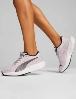Puma Deviate NITRO 2 Running Shoes - Grape Mist/Black/White 9 Puma Deviate NITRO 2 Running Shoes - Grape Mist/Black/White -The Sports Edit Store puma deviate nitro 2 shoes grape mist black white 379525 01 5