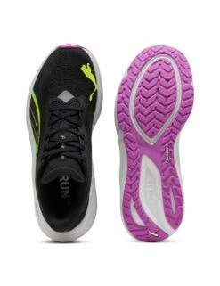Puma Electrify NITRO 4 Running Shoes - Black/Yellow Alert -The Sports Edit Store puma electrify nitro 4 running shoes black yellow 31078805 4