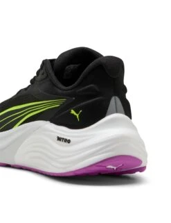 Puma Electrify NITRO 4 Running Shoes - Black/Yellow Alert -The Sports Edit Store puma electrify nitro 4 running shoes black yellow 31078805 6