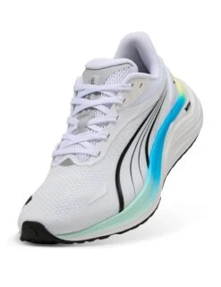 Puma Electrify NITRO 4 Running Shoes - White/Mint Melt/Speed Blue 10 Puma Electrify NITRO 4 Running Shoes - White/Mint Melt/Speed Blue -The Sports Edit Store puma electrify nitro 4 running shoes white mint blue 31078813 3
