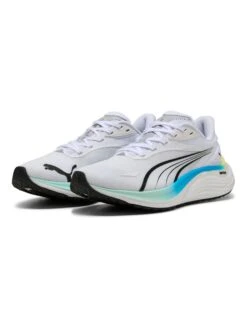 Puma Electrify NITRO 4 Running Shoes - White/Mint Melt/Speed Blue 12 Puma Electrify NITRO 4 Running Shoes - White/Mint Melt/Speed Blue -The Sports Edit Store puma electrify nitro 4 running shoes white mint blue 31078813 5