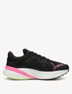 Puma Magnify NITRO 2 Running Shoes - Black/Lime Pow/Poison Pink