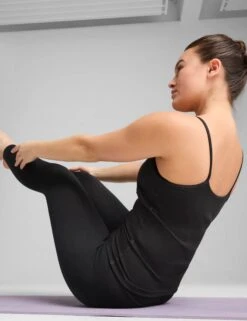 Puma Move 2-in-1 Tank Top - Black -The Sports Edit Store puma move 2 in 1 tank top black 52669401 4