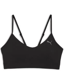 Puma Move Bra - Black/Cool Dark Grey -The Sports Edit Store puma move bra black cool dark grey 52686051 4