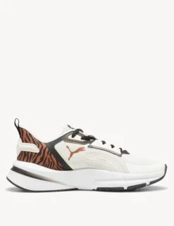 Puma PWRFrame TR 3 Training Shoes - Warm White/Black/Teak