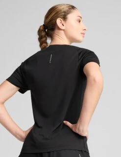 Puma Run Cloudspun Tee - Black -The Sports Edit Store puma run cloudspun tee black 52665201 2