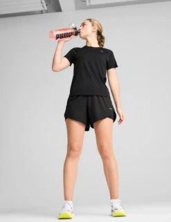 Puma Run Cloudspun Tee - Black -The Sports Edit Store puma run cloudspun tee black 52665201 3