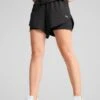 Puma Run Ultraweave 2-in-1 4" Shorts - Black -The Sports Edit Store puma run ultraweave 2 in 1 4in shorts black 52666601 1