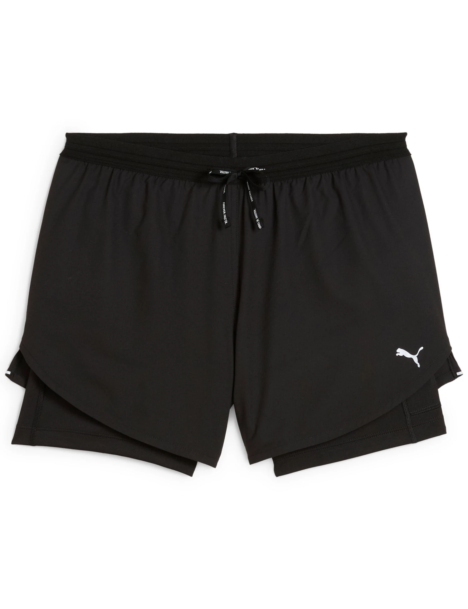 Puma Run Ultraweave 2-in-1 4" Shorts - Black 8 Puma Run Ultraweave 2-in-1 4" Shorts - Black - Image 6