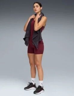 Puma TAD Essentials Racerback Tank - Ruby Shimmer -The Sports Edit Store puma tad essentials racerback tank ruby 52588796 3