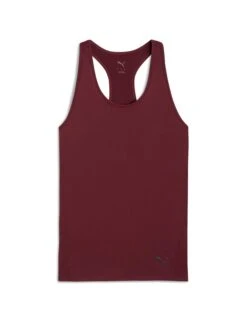 Puma TAD Essentials Racerback Tank - Ruby Shimmer -The Sports Edit Store puma tad essentials racerback tank ruby 52588796 4