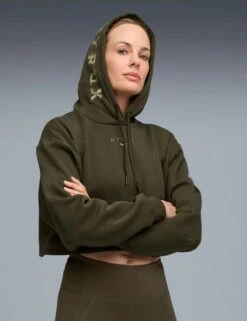 Puma X Hyrox Heavyweight Hoodie - Dark Olive