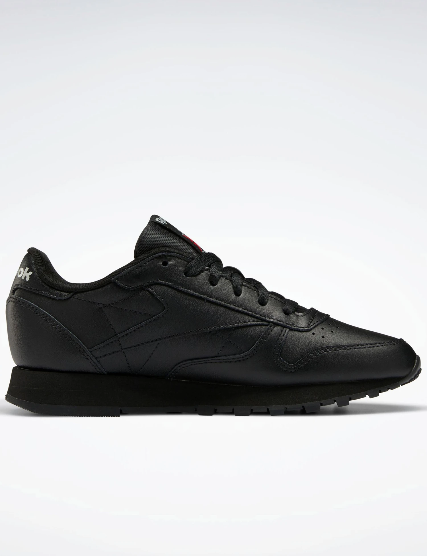 Reebok Classic Leather Shoes in Core Black & Pure Grey 5 4 Reebok Classic Leather Shoes in Core Black & Pure Grey 5 - Image 2