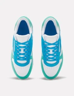 Reebok Classic Leather Shoes - White/Unleashed Green/Grey 11 Reebok Classic Leather Shoes - White/Unleashed Green/Grey -The Sports Edit Store reebok classic leather shoes white green grey 100201197 4