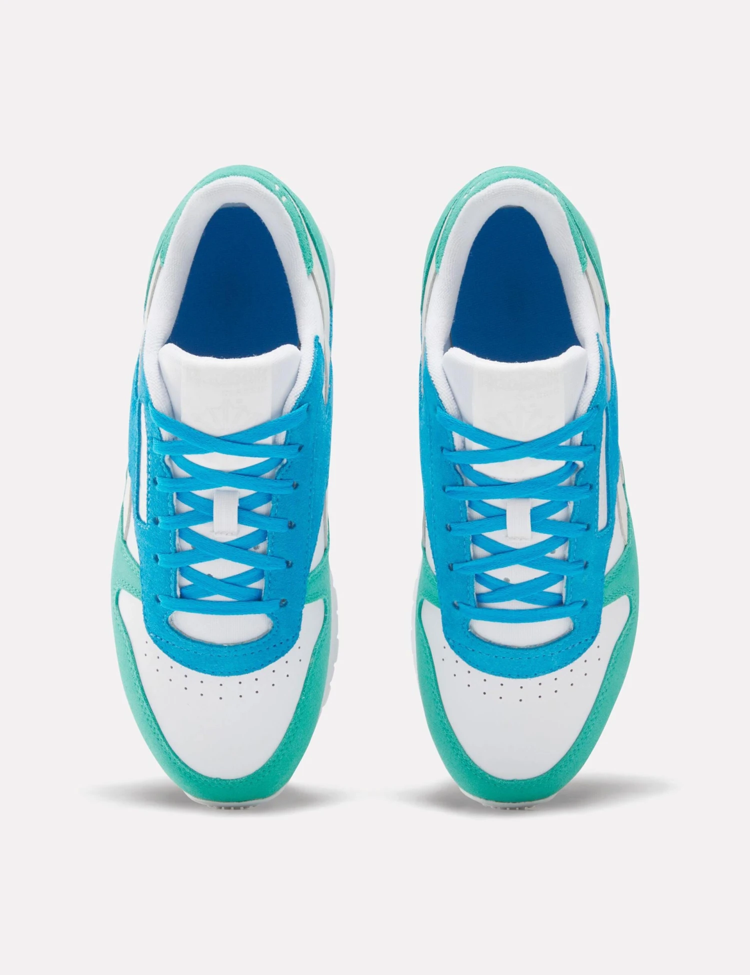 Reebok Classic Leather Shoes - White/Unleashed Green/Grey 6 Reebok Classic Leather Shoes - White/Unleashed Green/Grey - Image 4