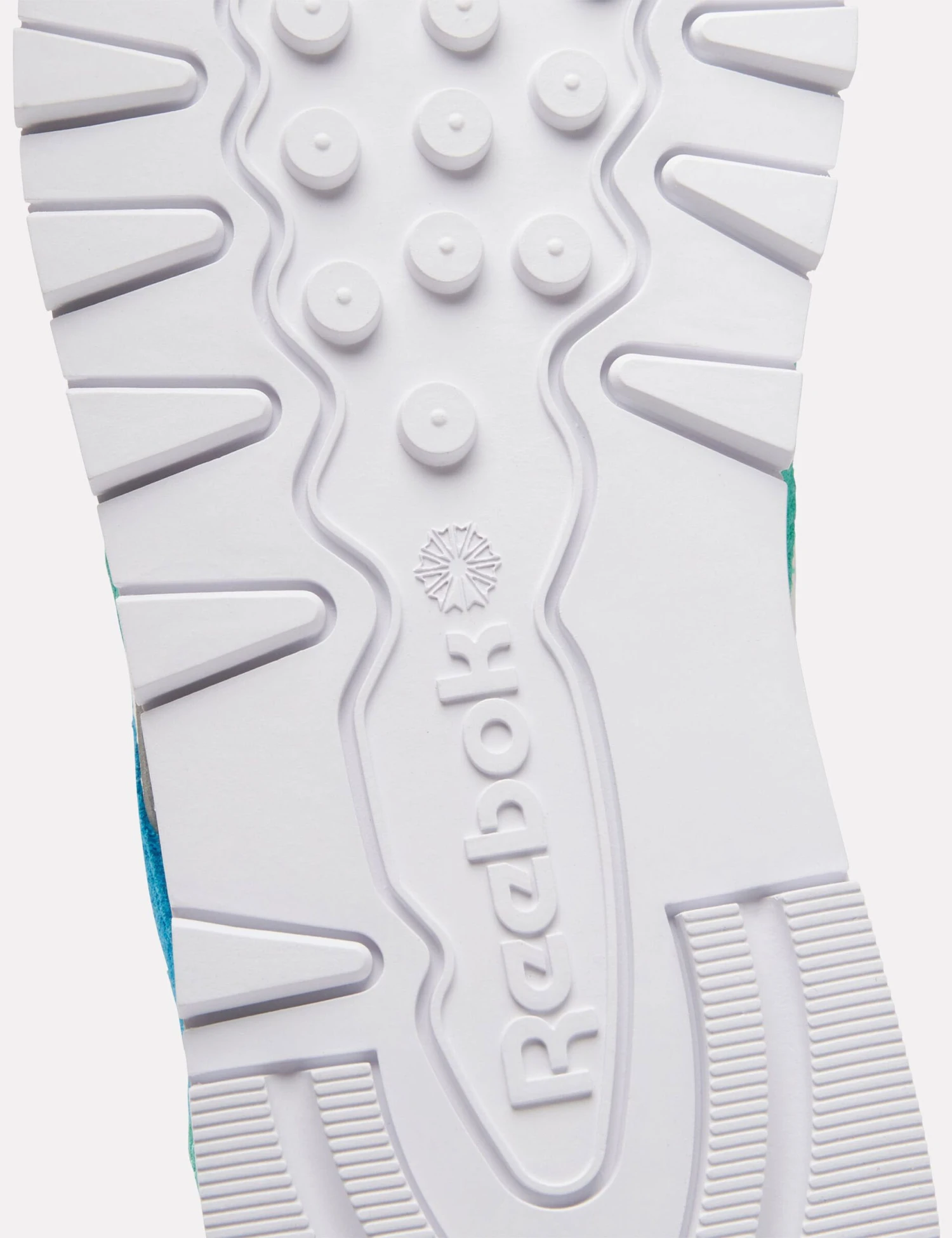 Reebok Classic Leather Shoes - White/Unleashed Green/Grey 8 Reebok Classic Leather Shoes - White/Unleashed Green/Grey - Image 6