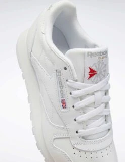 Reebok Classic Leather Shoes - Cloud White/Pure Grey 3 -The Sports Edit Store reebok classic leather shoes white grey 100008496 3