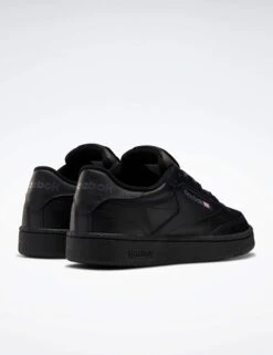Reebok Club C 85 Shoes - Intense Black/Charcoal -The Sports Edit Store reebok club c 85 shoes black charcoal 100000153 7