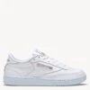 Reebok Club C 85 Shoes in White/Light Grey - Classic Leather Trainers