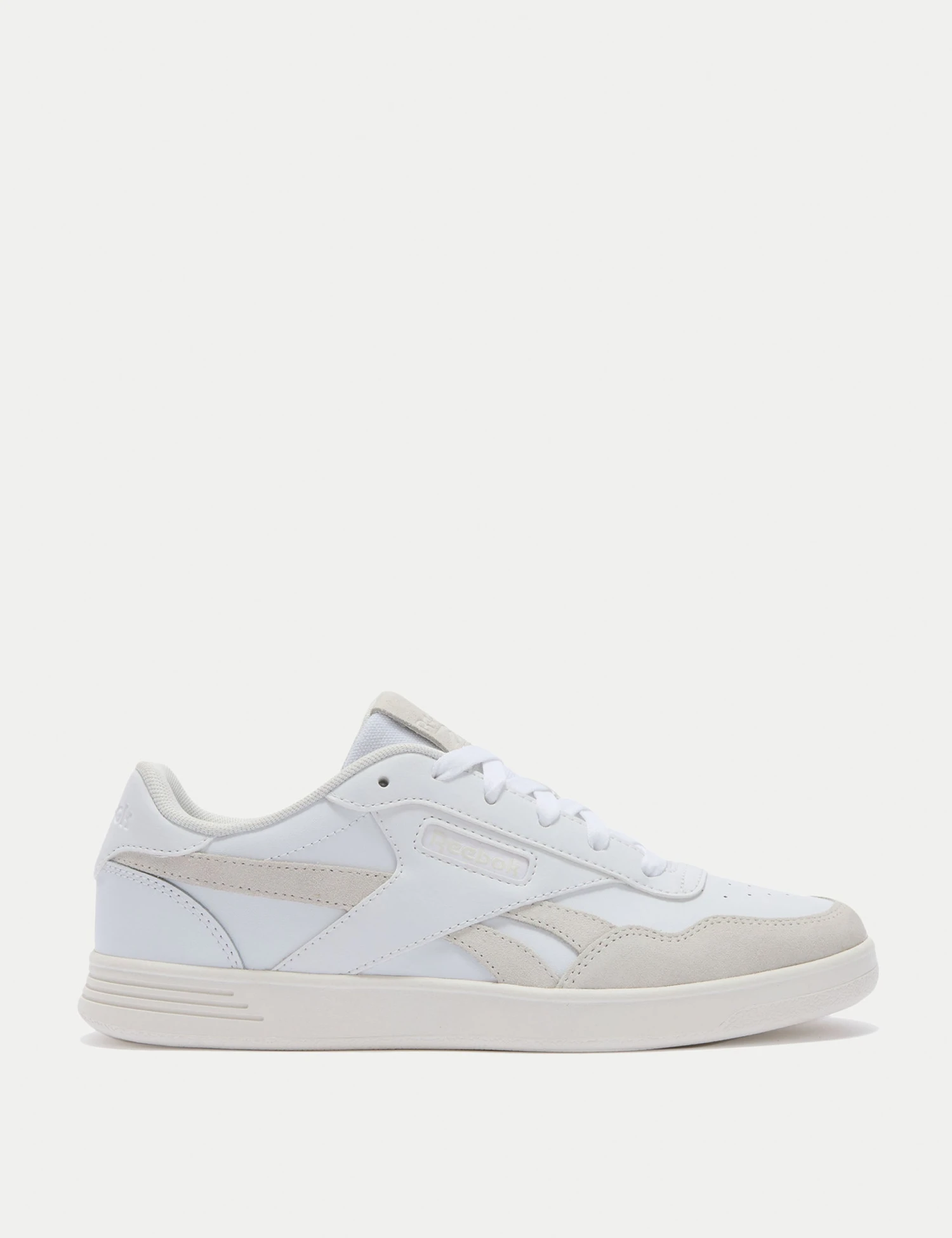 Reebok Court Advance Shoes - White/Barely Grey/Chalk 3 Reebok Court Advance Shoes - White/Barely Grey/Chalk