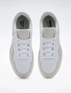 Reebok Court Advance Shoes - White/Barely Grey/Chalk 10 Reebok Court Advance Shoes - White/Barely Grey/Chalk -The Sports Edit Store reebok court advance shoes white grey chalk 100228695 4