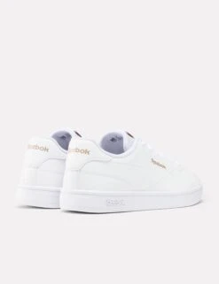 Reebok Court Clean Sneakers - White/Rose Gold -The Sports Edit Store reebok court clean sneakers white rose gold 100074383 4