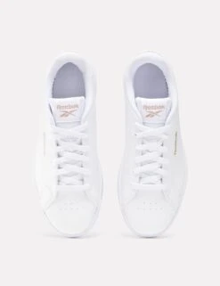 Reebok Court Clean Sneakers - White/Rose Gold -The Sports Edit Store reebok court clean sneakers white rose gold 100074383 6