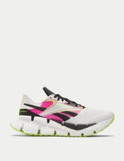 Reebok FloatZig 1 Road Running Shoes - Chalk/Black/Laser Pink