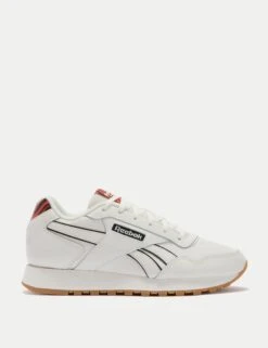 Reebok Glide Shoes in Chalk/Black - Retro Casual Trainers