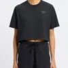 Reebok Icon Elements T-Shirt - Black -The Sports Edit Store reebok icon elements t shirt black 100214092 1