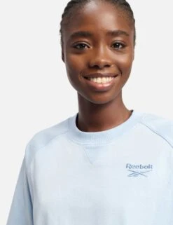 Reebok Icon Elements T-Shirt - Y2K Blue -The Sports Edit Store reebok icon elements t shirt y2k blue 100221442 3