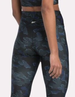 Reebok ID Train Camo Leggings - Black -The Sports Edit Store reebok id train camo leggings black 100075419 4