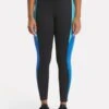 Reebok Lux High Waisted Legging - Black/Kinetic Blue -The Sports Edit Store reebok lux hw legging black kinetic blue 100075365 1