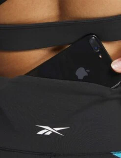 Reebok Lux High Waisted Legging - Black/Kinetic Blue 10 Reebok Lux High Waisted Legging - Black/Kinetic Blue -The Sports Edit Store reebok lux hw legging black kinetic blue 100075365 4