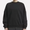 Reebok Lux Oversized Crew - Black 1 Reebok Lux Oversized Crew - Black -The Sports Edit Store reebok lux oversized crew black 100075359 1
