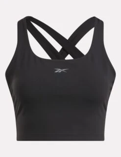 Reebok Lux Tank Top - Black -The Sports Edit Store reebok lux tank top black 100221291 3
