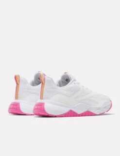 Reebok NFX Training Shoes in White & True Pink -The Sports Edit Store reebok nfx training shoes white pink 100211915 3