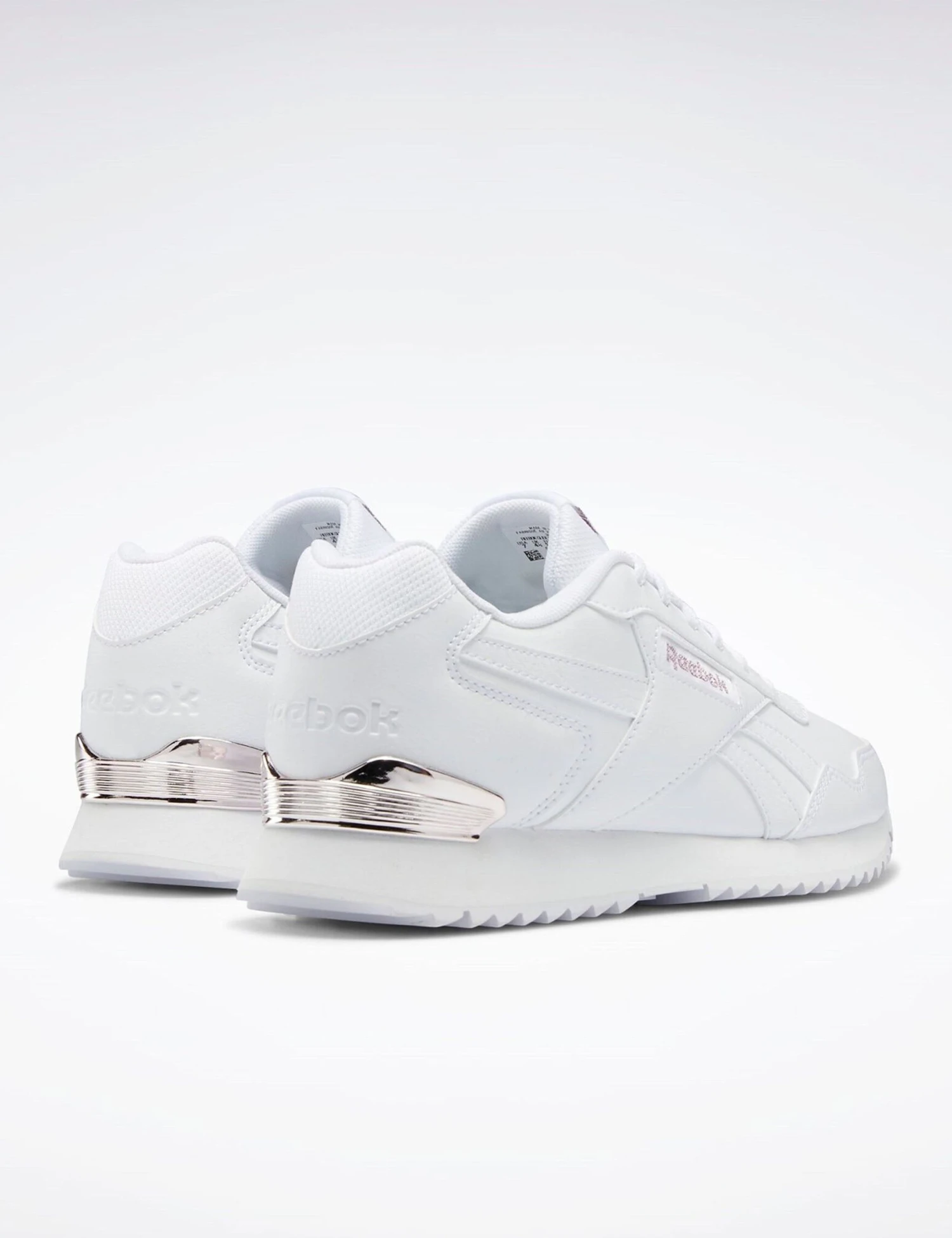 Reebok Glide Ripple Clip Shoes - Cloud White/Rose Gold 5 Reebok Glide Ripple Clip Shoes - Cloud White/Rose Gold - Image 3