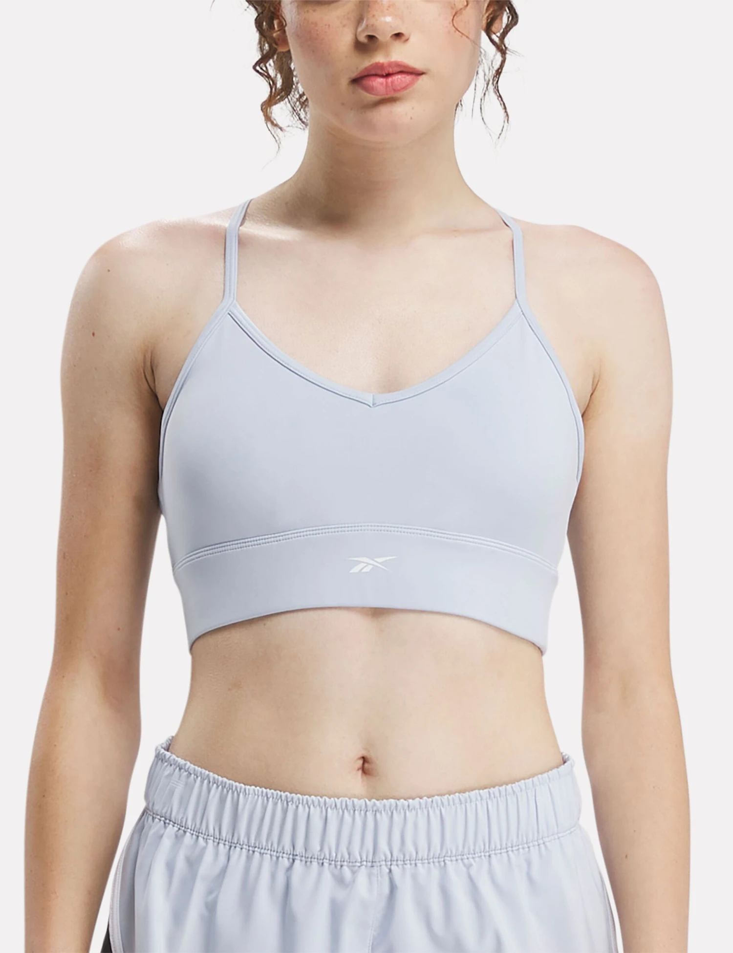 Reebok Workout Ready Sports Bra - Pale Blue 3 Reebok Workout Ready Sports Bra - Pale Blue