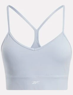 Reebok Workout Ready Sports Bra - Pale Blue 9 Reebok Workout Ready Sports Bra - Pale Blue -The Sports Edit Store reebok workout ready sports bra pale blue 100076256 2
