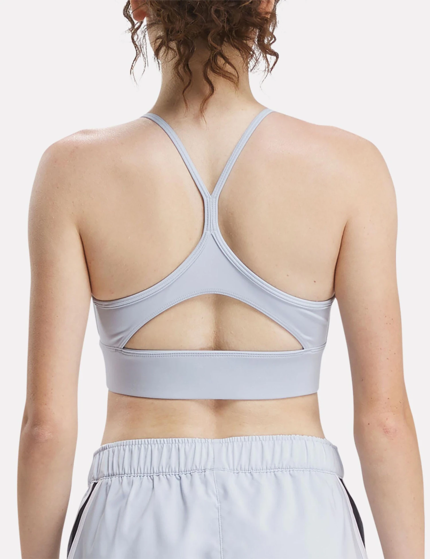 Reebok Workout Ready Sports Bra - Pale Blue 4 Reebok Workout Ready Sports Bra - Pale Blue - Image 2