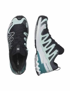 Salomon XA Pro 3D V9 Gore-Tex - Black/Bleached Aqua/Harbor Blue -The Sports Edit Store salomon xa pro 3d v9 gore tex black aqua blue l47119100 6