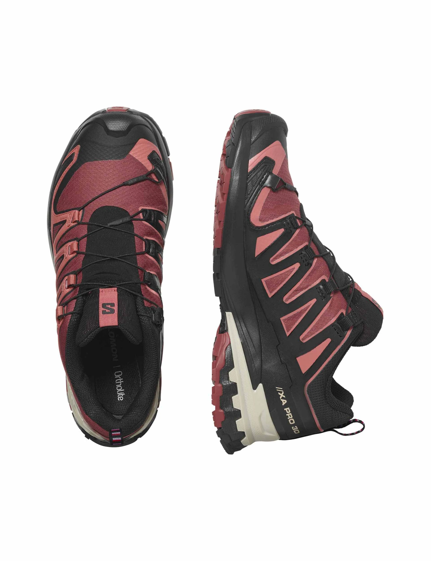 Salomon XA Pro 3D V9 Gore-Tex - Cow Hide/Black/Faded Rose 8 Salomon XA Pro 3D V9 Gore-Tex - Cow Hide/Black/Faded Rose - Image 6