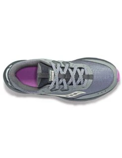 Saucony Aura TR Trail Running Shoes - Fossil/Grape -The Sports Edit Store saucony aura tr fossil grape S10862 12 4