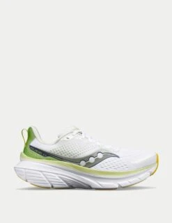 Saucony Guide 17 - Performance Stability Running Shoes (White/Fern)