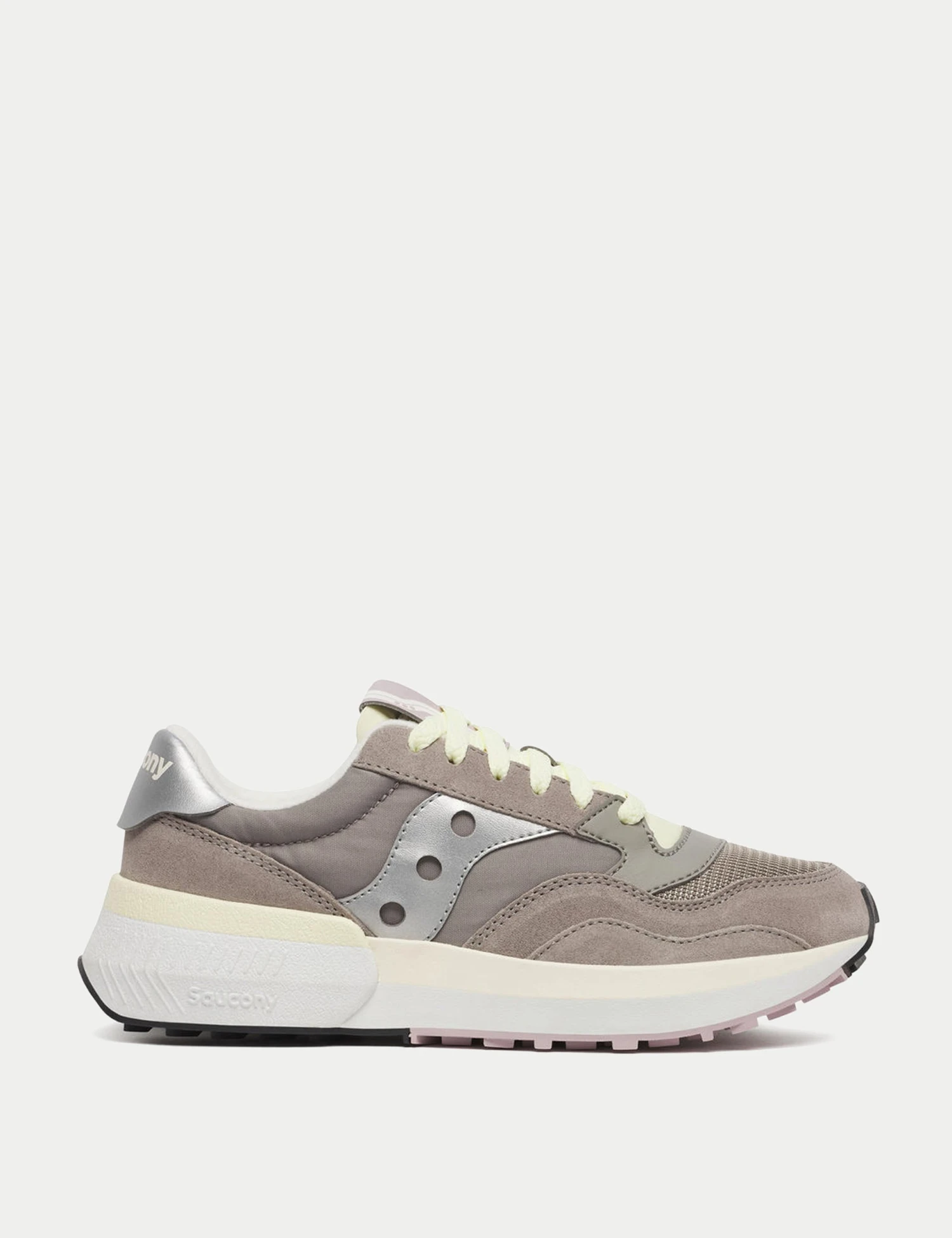 Saucony Jazz NXT - Dove/Silver Casual Trainers 3 Saucony Jazz NXT - Dove/Silver Casual Trainers