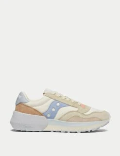 Saucony Jazz NXT Premium Trainers - Vanilla/Sky