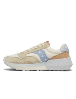 Saucony Jazz NXT Premium Trainers - Vanilla/Sky -The Sports Edit Store saucony jazz nxt premium vanilla sky s60889 2 6